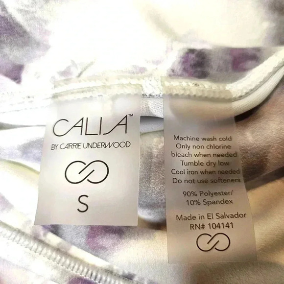 CALIA by Carrie Underwood Abstract Purple and White Leggings - Picture 3 of 8